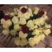 36 White Roses & 4 Red Roses